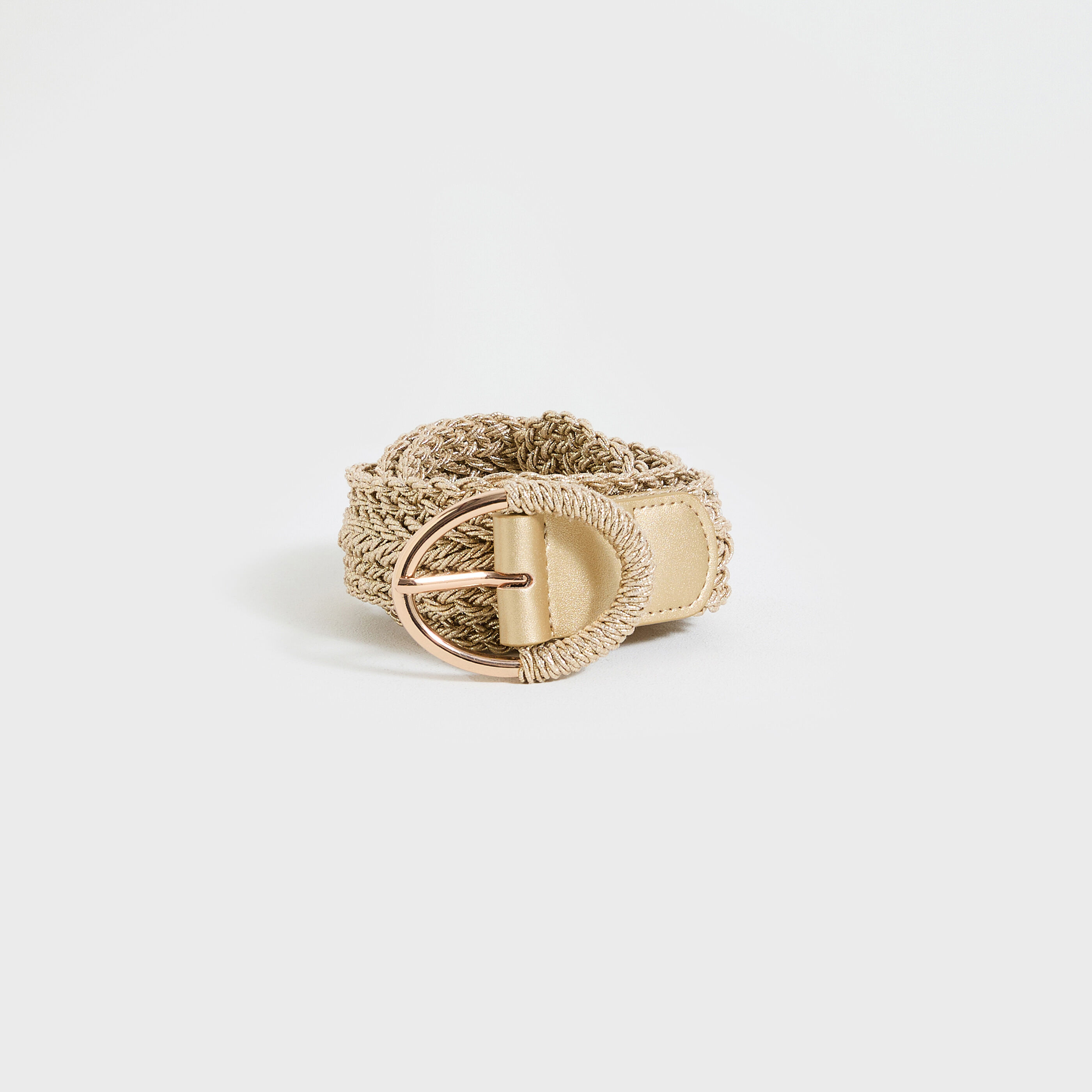 Ceinture tress&eacute;e femme