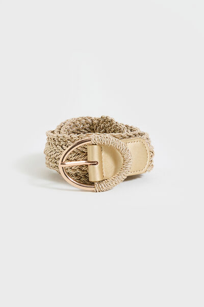 Ceinture tressée femme