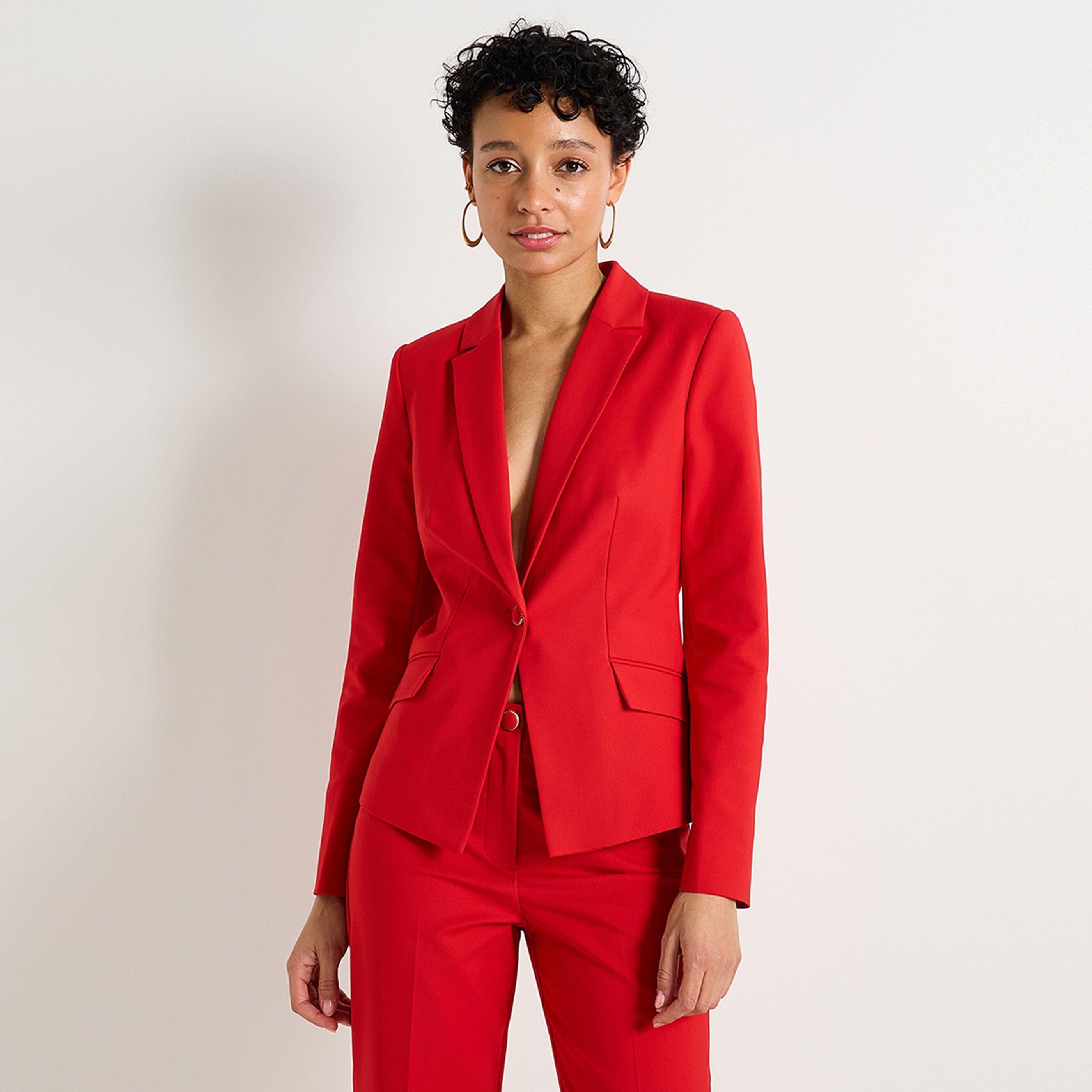 Blazer cintr&eacute; femme