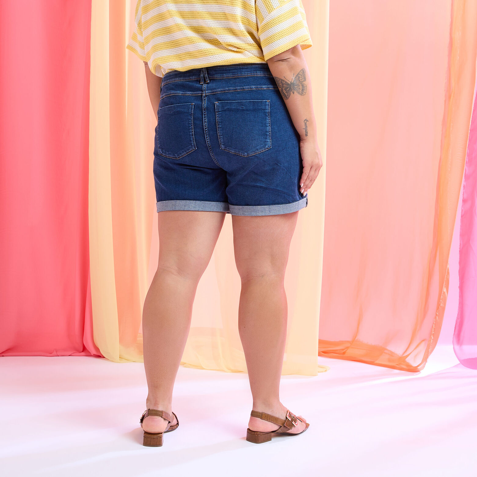 Short en jean femme