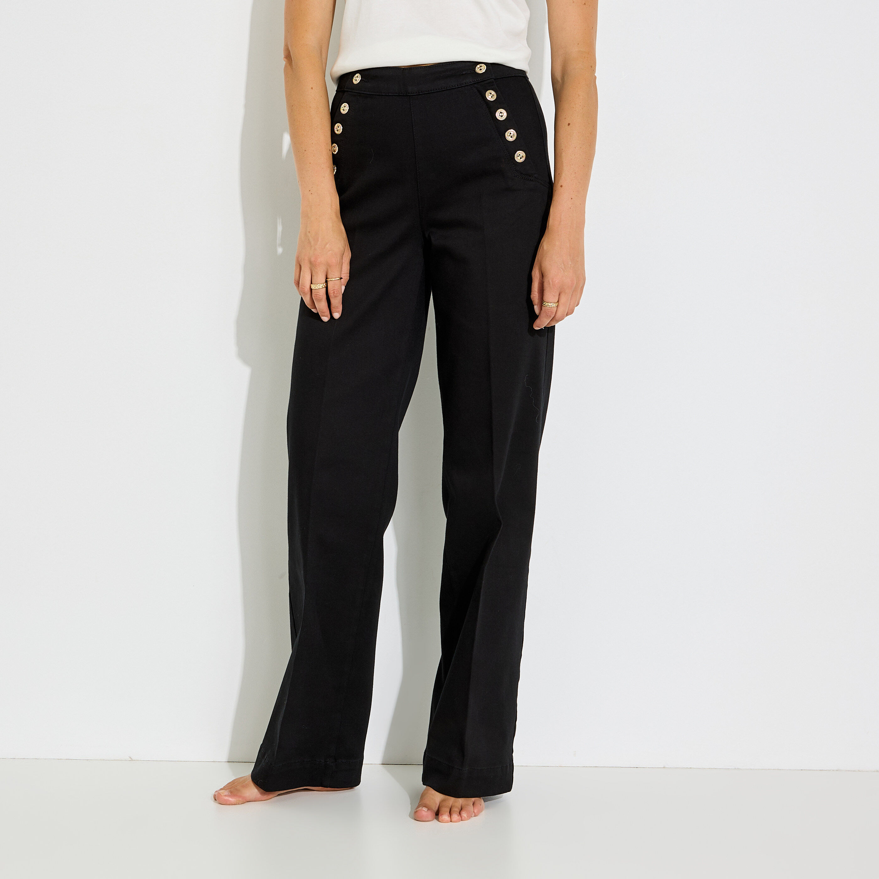 Jean flare pont TPOMPON TALL F02 femme