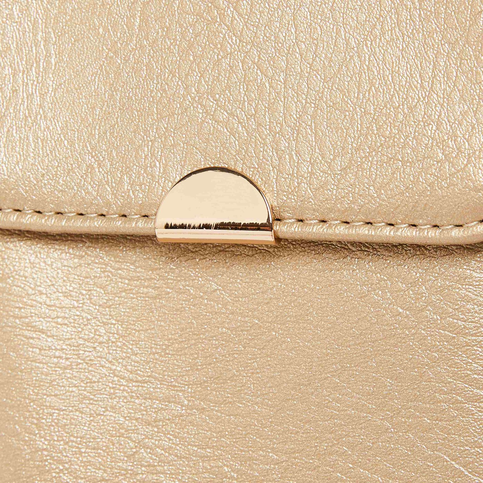 Pochette de téléphone dorée femme