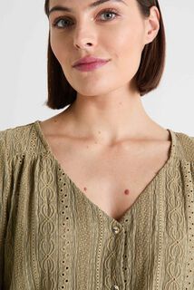 T-shirt col V femme
