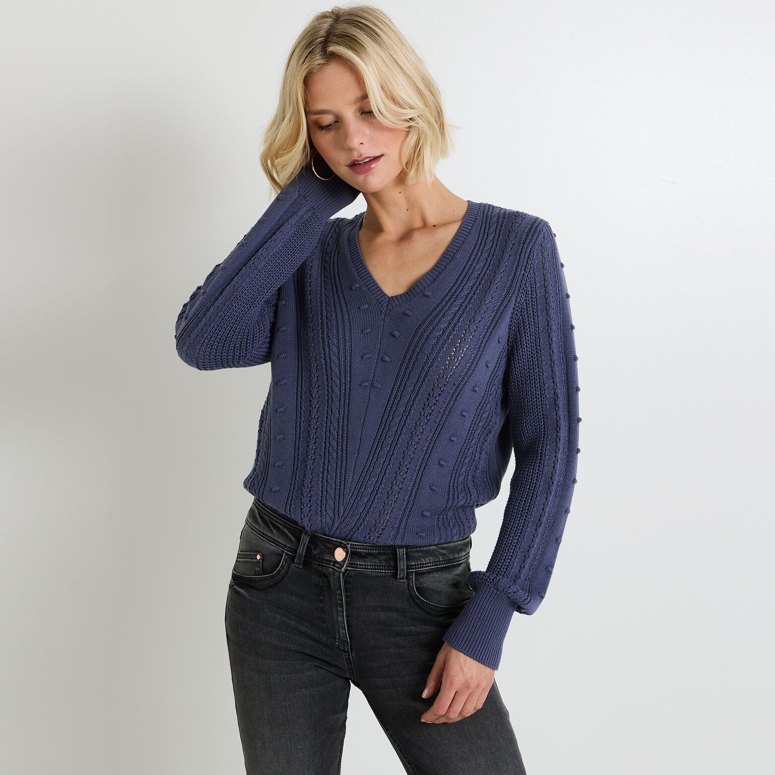 Pull manches longues femme