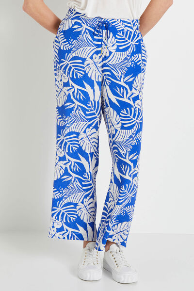 Pantalon fluide imprimé femme