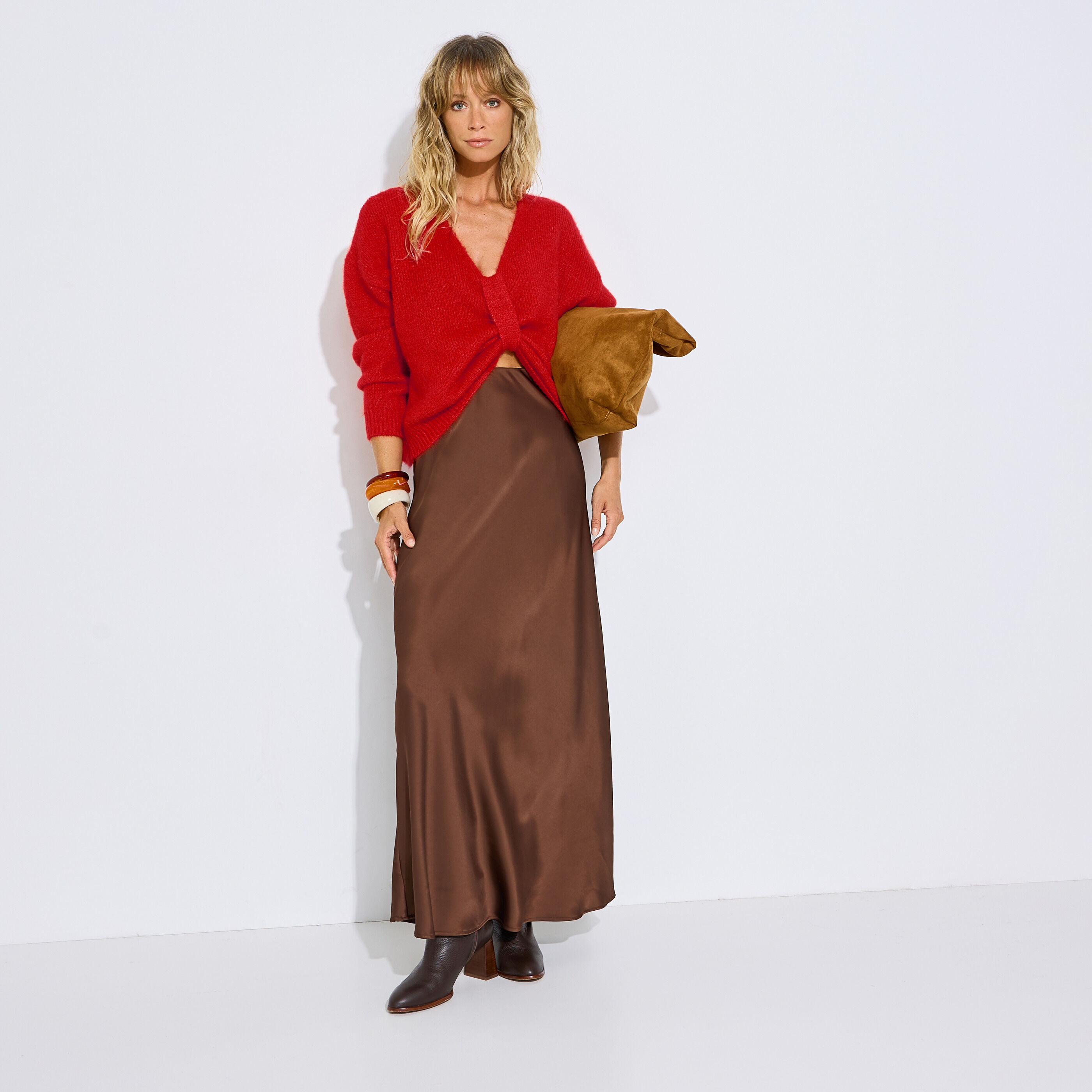 Pull manches longues 4 en 1 femme