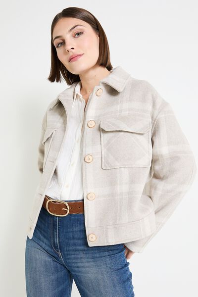 Manteau court femme