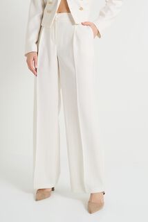 Pantalon large à pinces femme