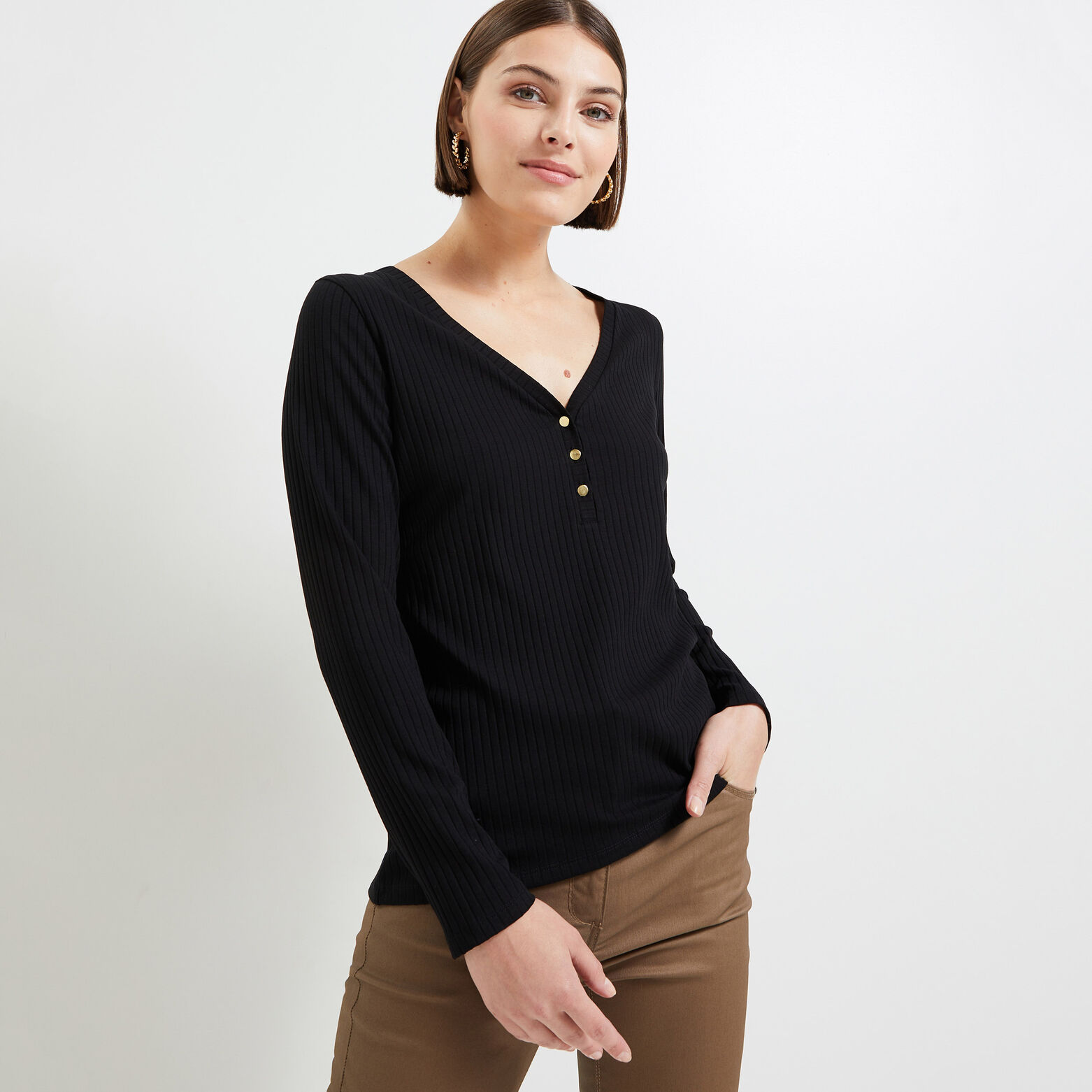 Tshirt uni femme