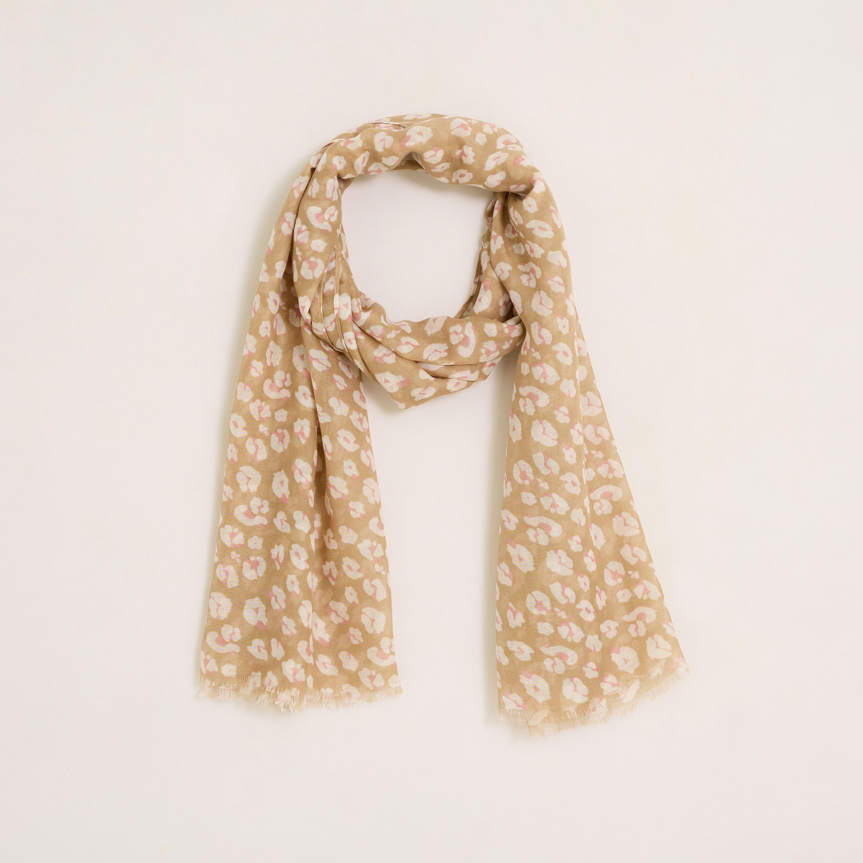 Etole longue motif l&eacute;opard femme