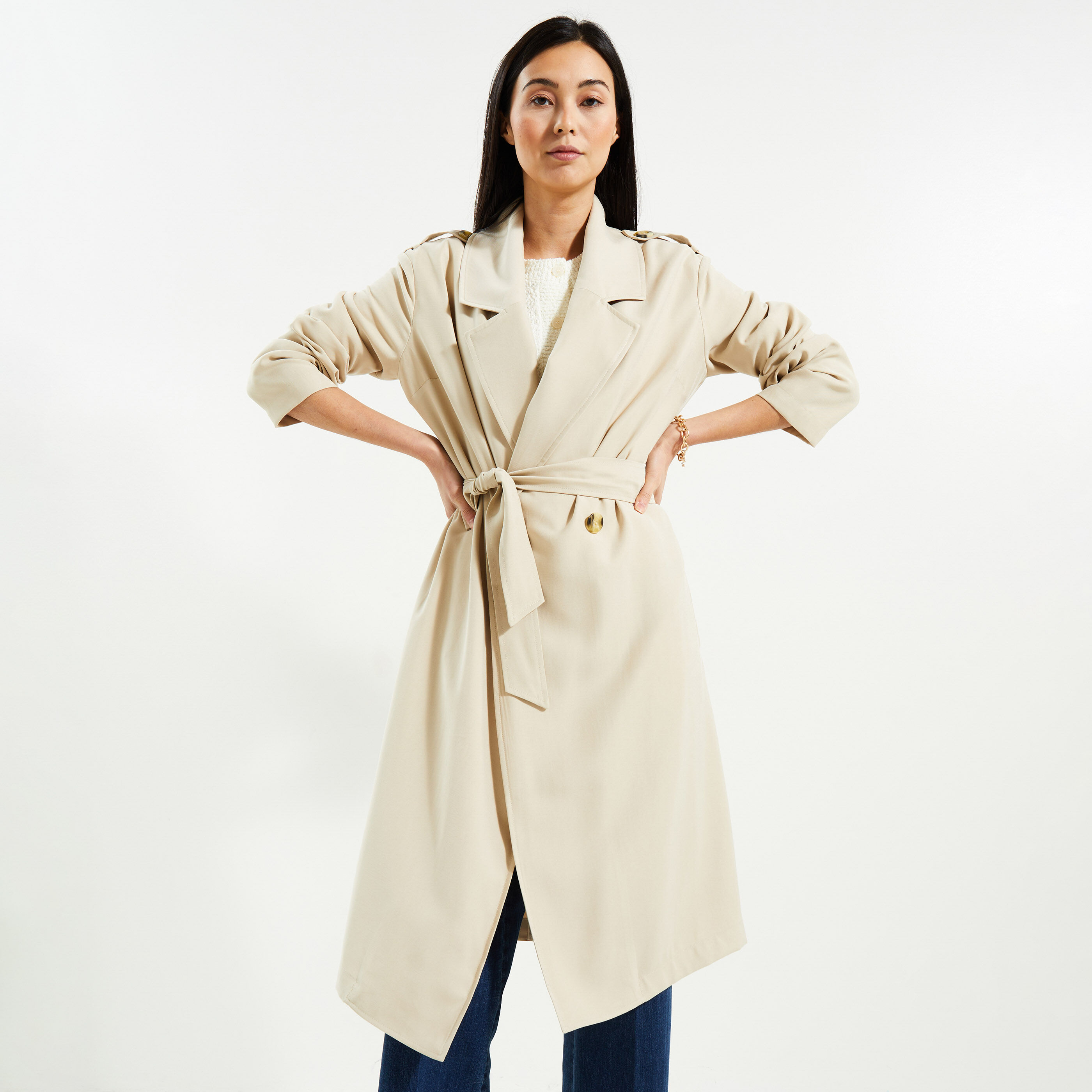 Trench fluide femme deals