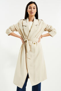 Trench fluide femme