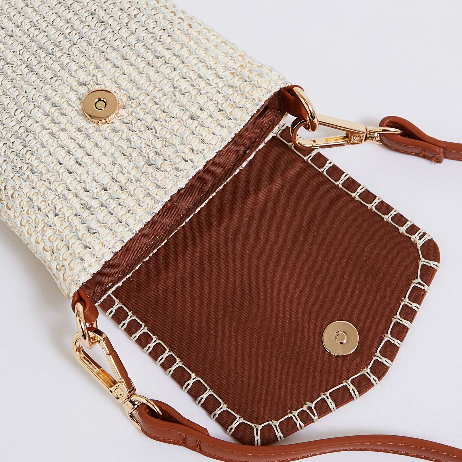 Pochette de téléphone bi-matière
