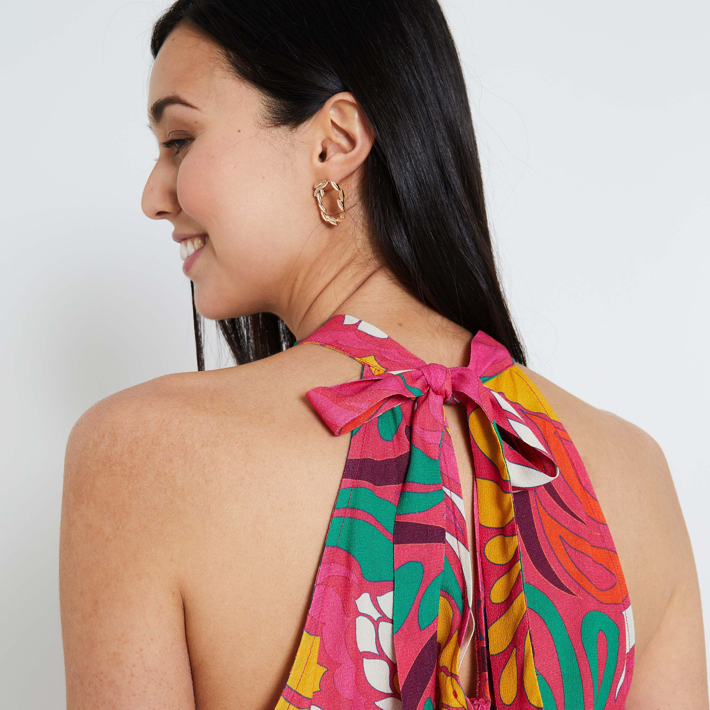 Combinaison imprim&eacute;e femme