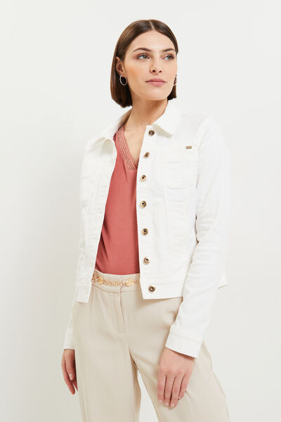 Veste en jean femme