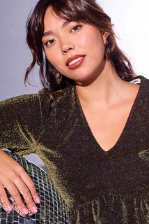 Robe maille manches courtes femme