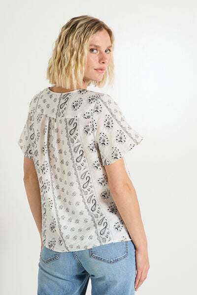 Blouse imprimée femme