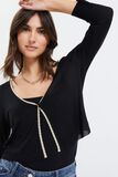 Gilet court femme