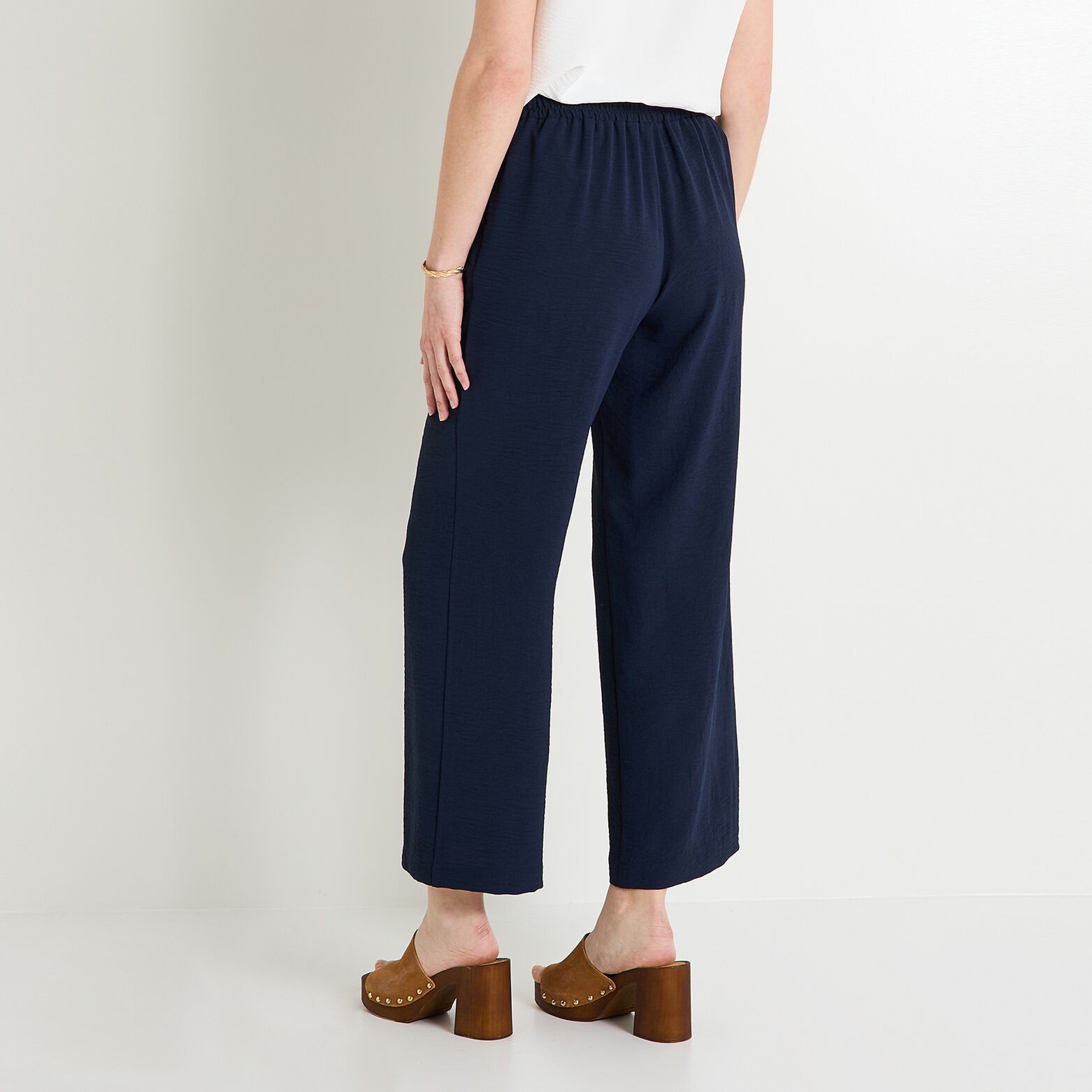 Pantalon large fluide femme