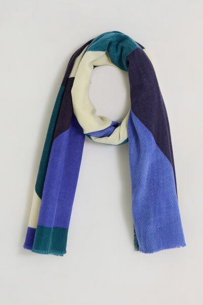 Écharpe motif graphique femme