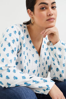 Chemise imprimée femme