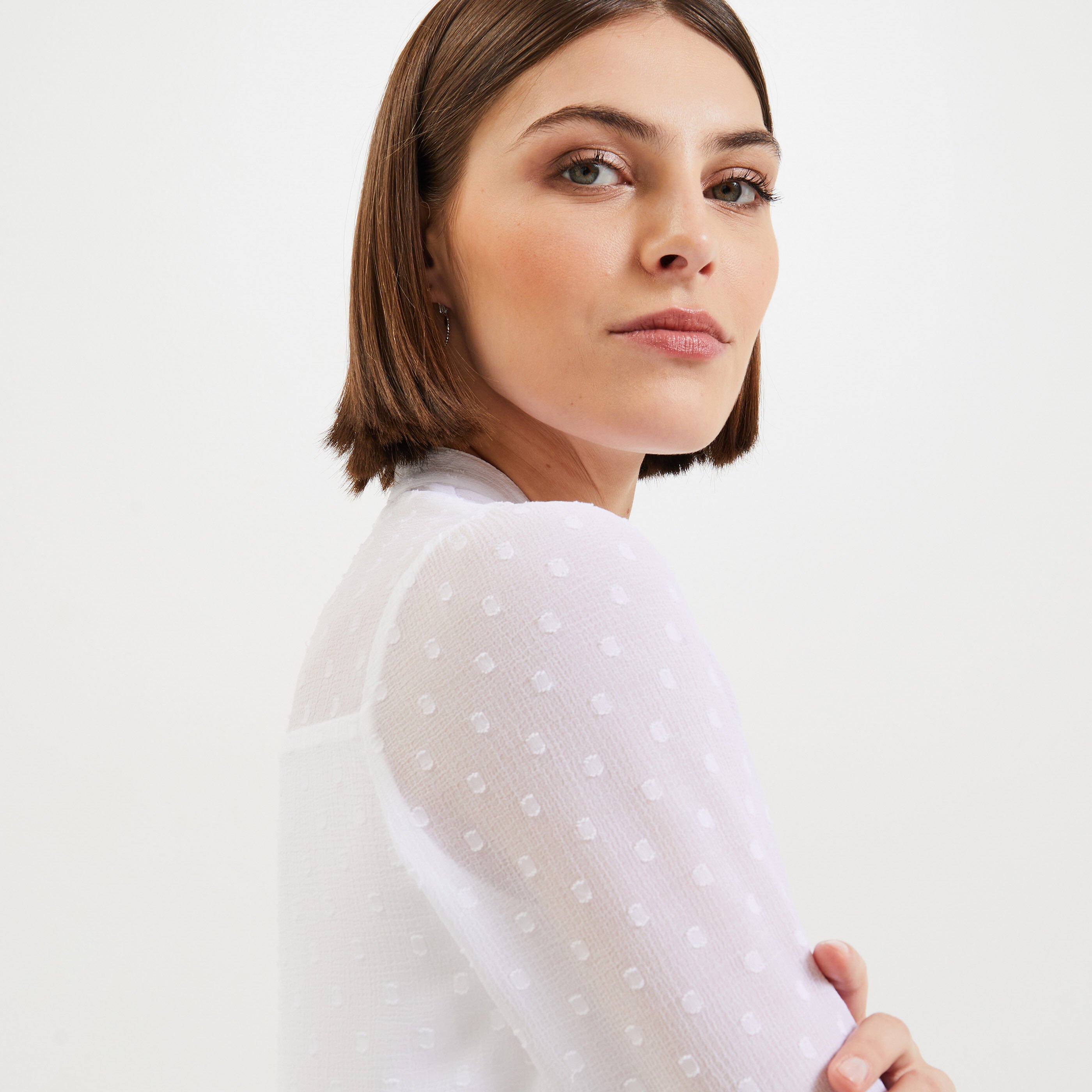 Blouse plumetis femme Graindemalice
