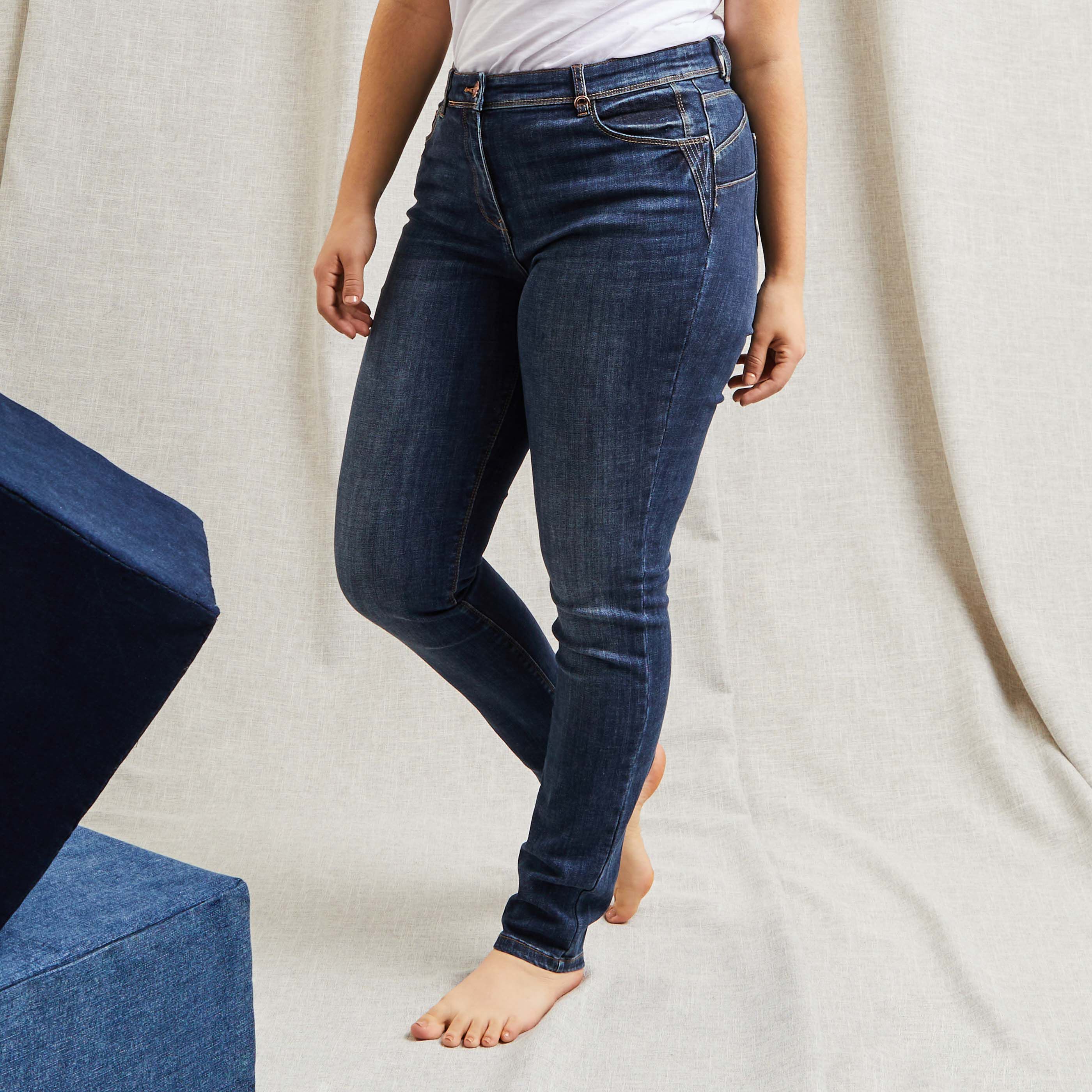 Jean taille store 46 femme