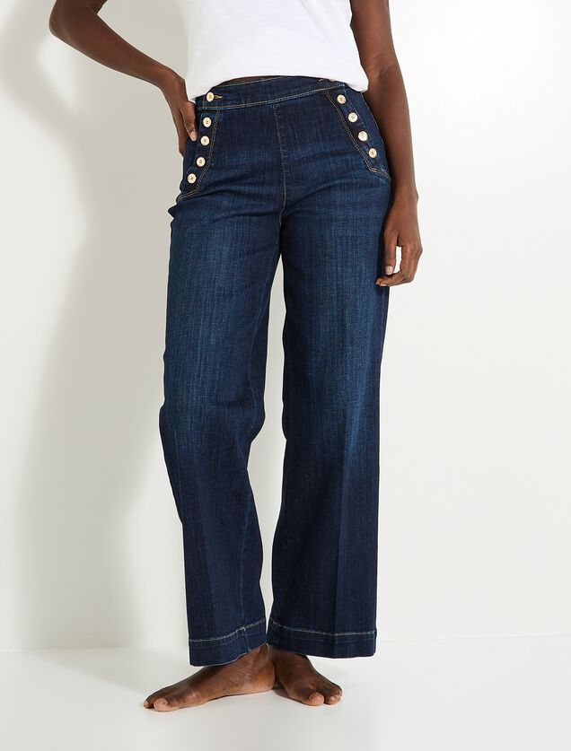 Jean flare POMPON F02 femme