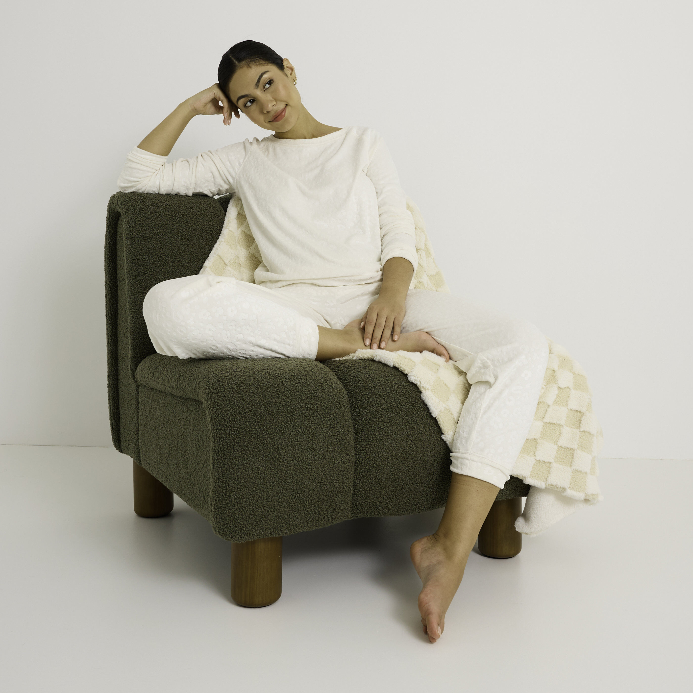 Pantalon de pyjama imprim&eacute; l&eacute;opard femme