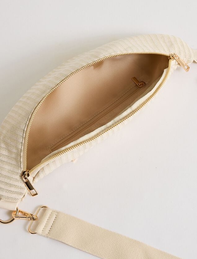 Sac banane rayé femme