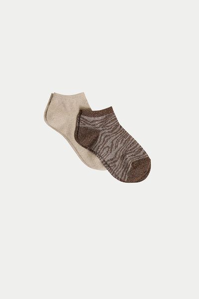 Socquettes femme lot de 2 paires 