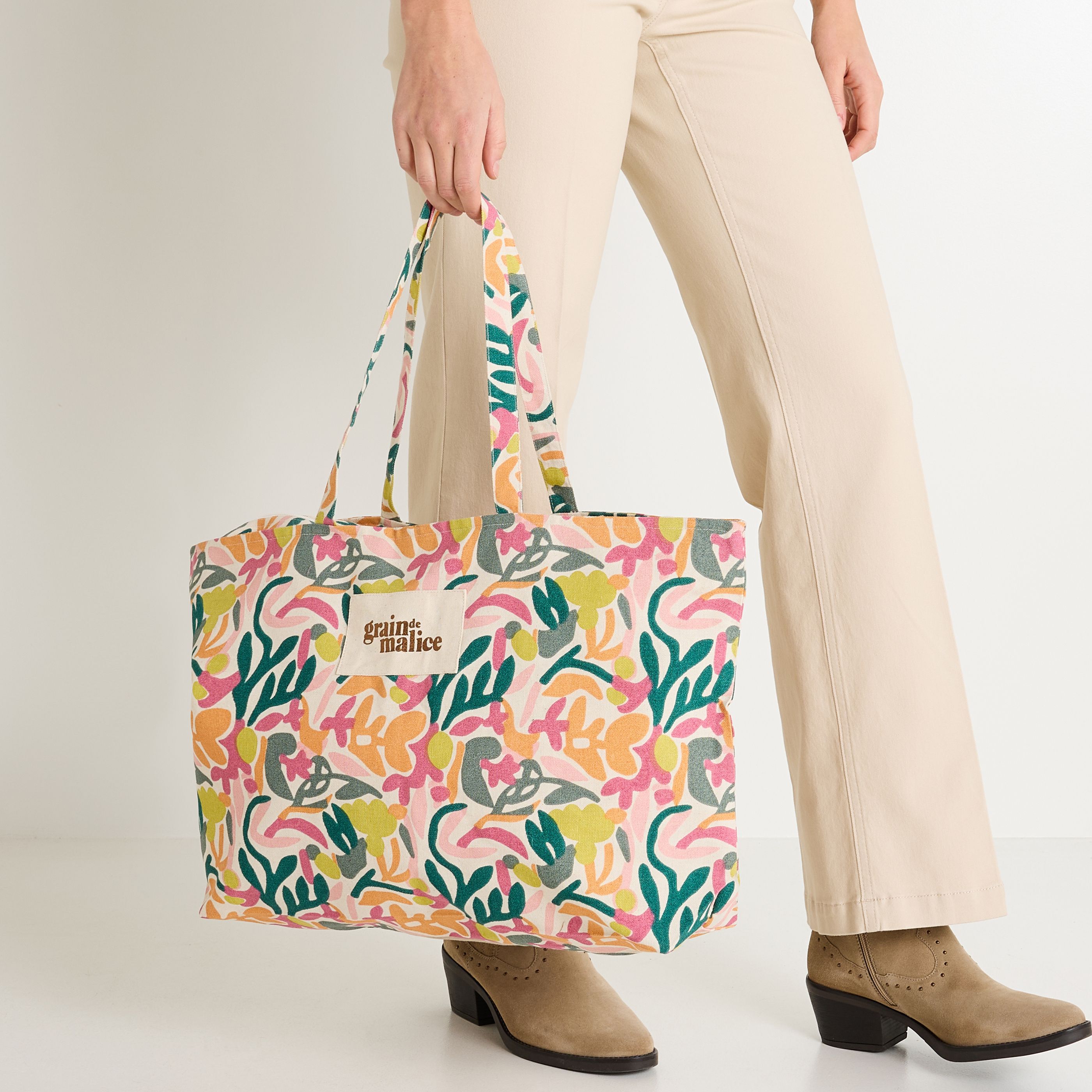 Tote Bag color&eacute; femme