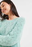 Pull maille ajourée femme 