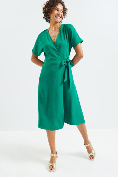 Robe porte feuille femme