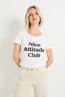 Tshirt sequins femme