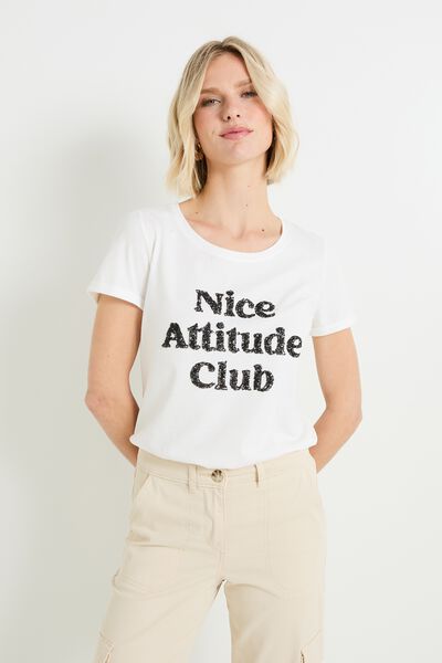 Tshirt sequins femme