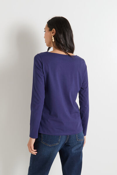 T-shirt col bateau femme