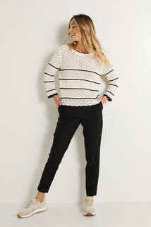 Pull col rond femme