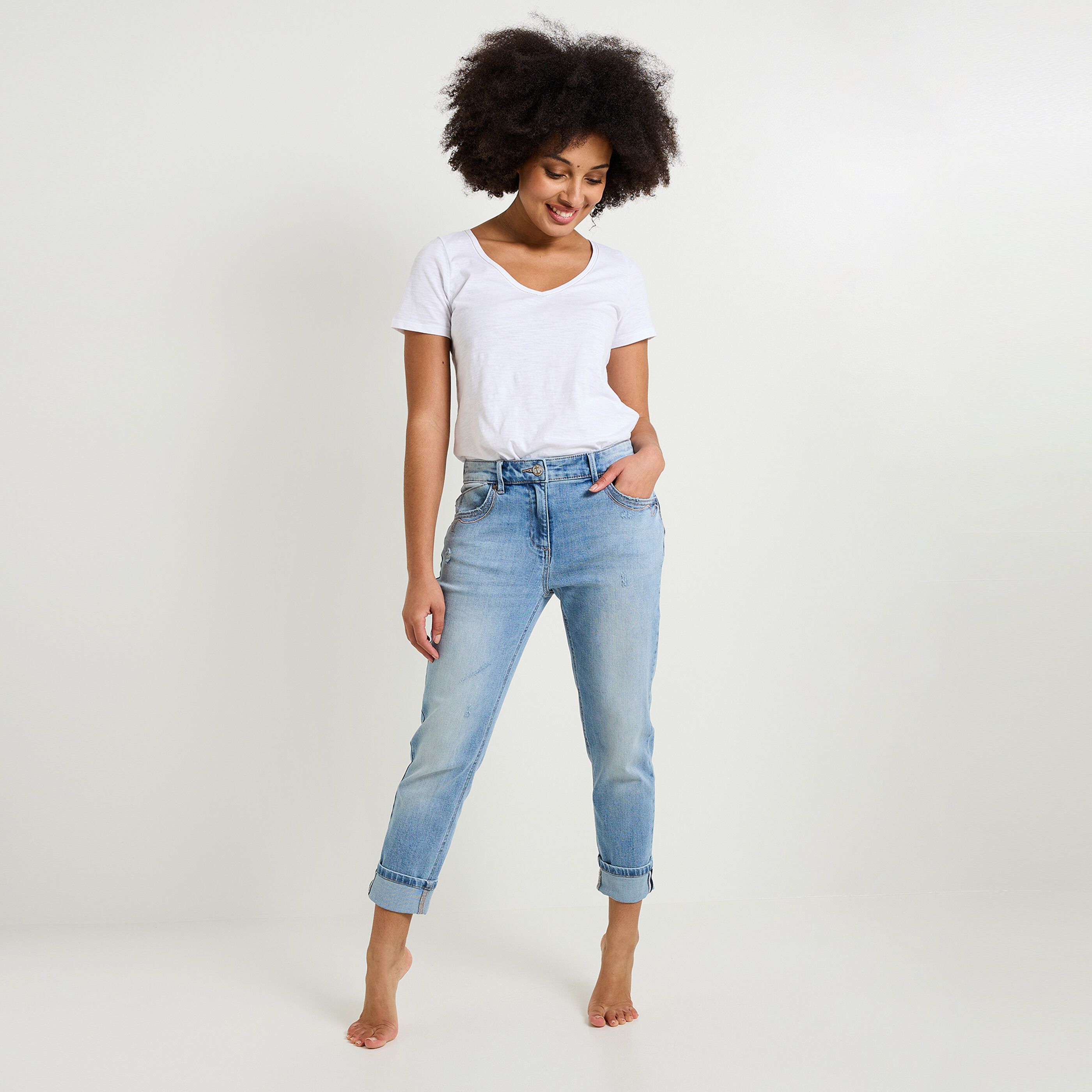 Jean boyfriend SEATTLE BF01 femme