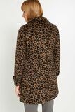 Manteau imprimé léopard femme