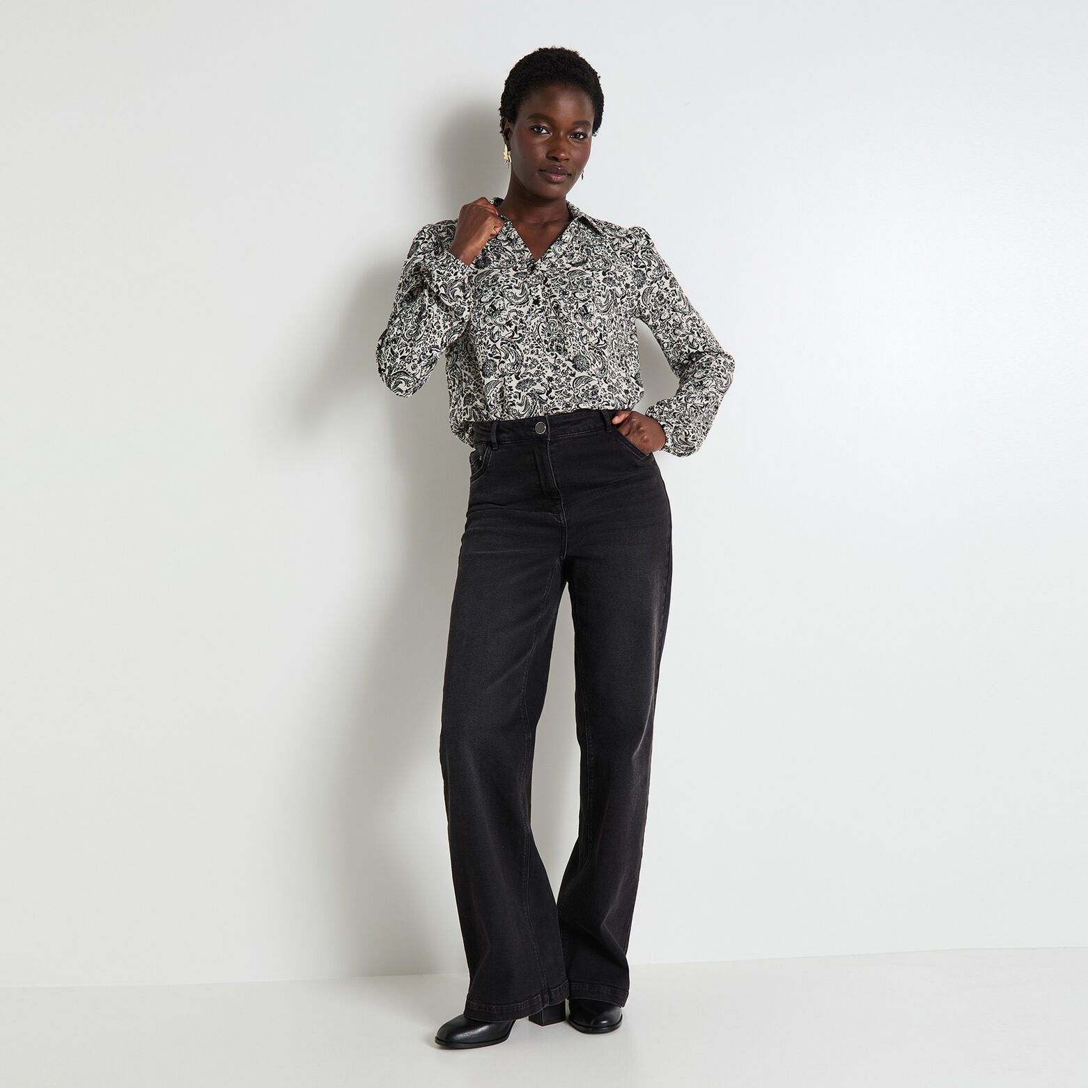 Blouse imprimée femme