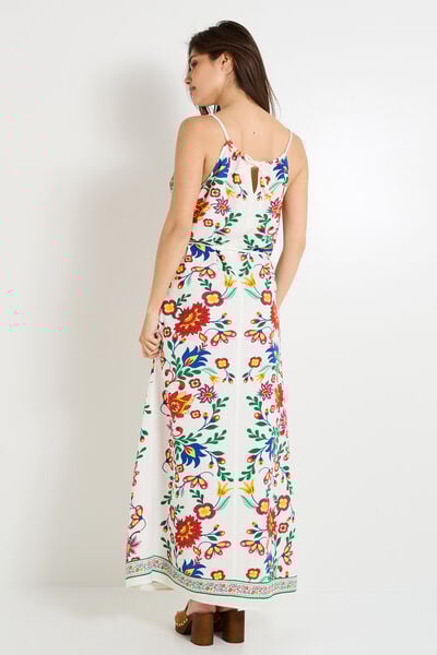 Robe longue à bretelles femme