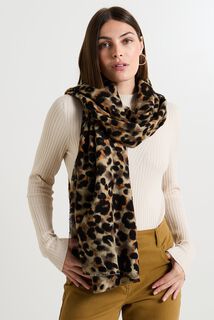 Echarpe léopard femme