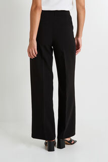 Pantalon large à pont femme