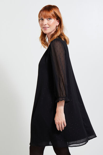 Robe col V femme