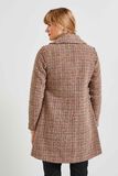 Manteau à carreaux femme