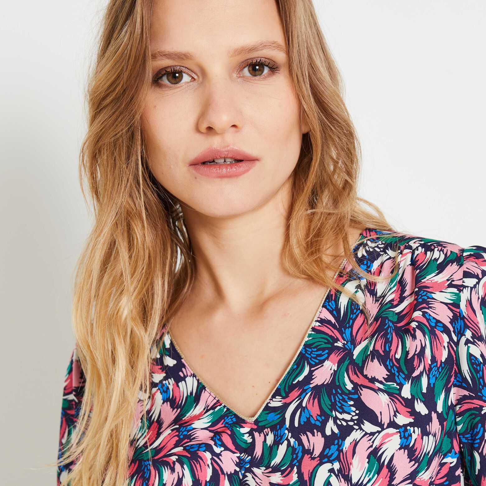 Blouse imprimée femme