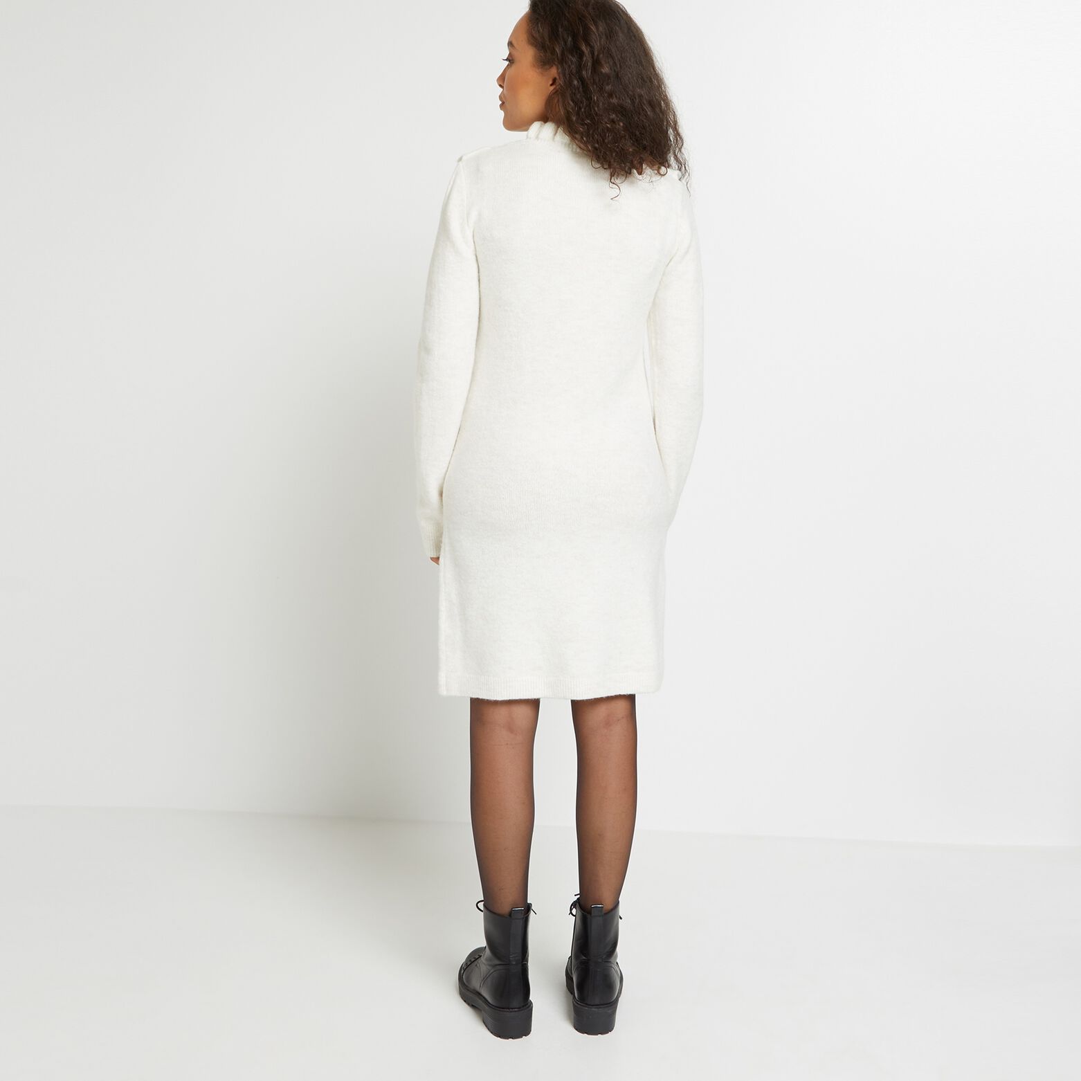 Robe pull volants femme 