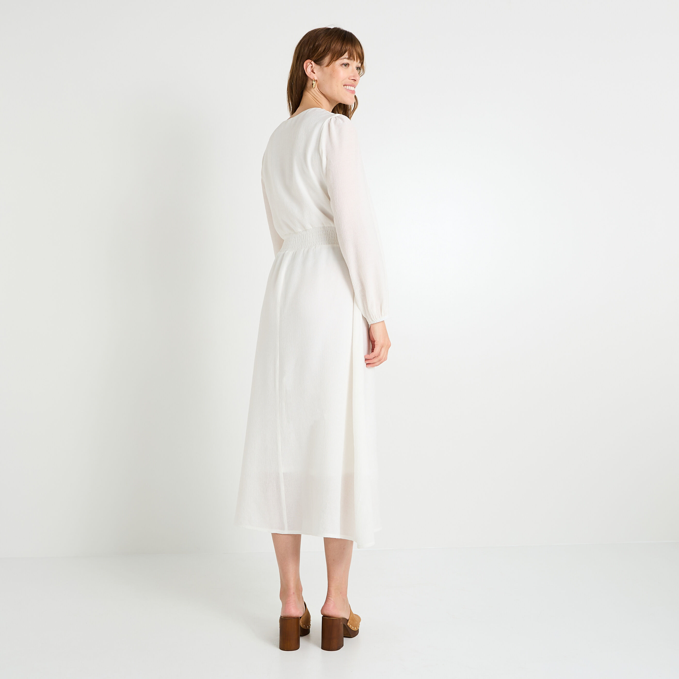 Robe fluide habill&eacute;e femme
