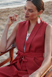 Veste tailleur sans manche femme